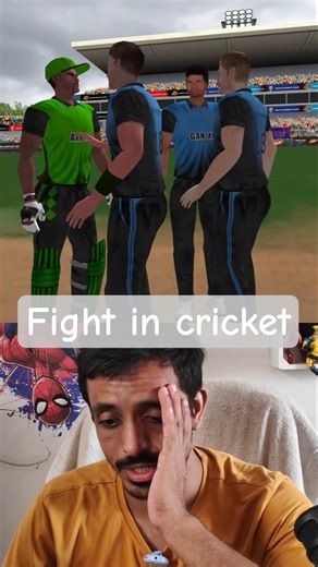 Biggest fight in cricket game- who will win batsman or bowler Worls cricket battle 2 wcb2