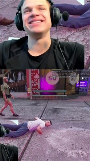 Jynxzi punches a Park Ranger #jynxzi #gta5 #parkranger #punch