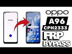 OPPO A96 FRP Bypass unlock tool || CPH 2333 Frp remove new trick 2025✅