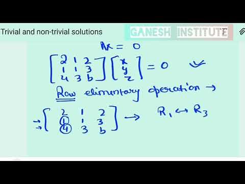 *TRIVIAL* And *NON* Trivial Solutions with captions