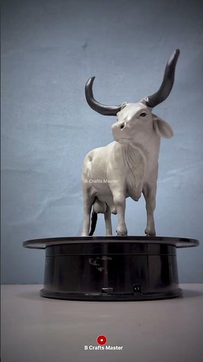 How to Sculpt a Realistic Bull 🐂 | Polymer Clay Tutorial Step-by-Step #diy #satisfying #realistic