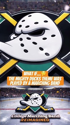 Mighty Ducks Theme Marching Band Reimagination #mightyducks #marchingband #nhl #sports