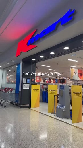 Pantry Organization with Kmart Containers