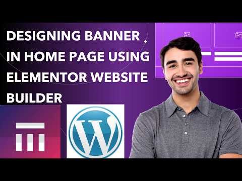 WordPress Elementor Tutorial | Create a Banner Section in Homepage (Step-by-Step)