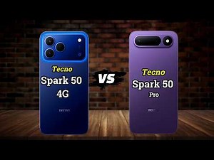 Tecno Spark 50 4G vs Tecno Spark 50 Pro 5G Full Spec Comparison 🔥