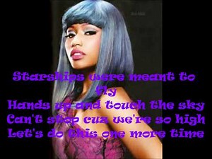 Nicki Minaj - Starship (Official Clean Version) Lyrics