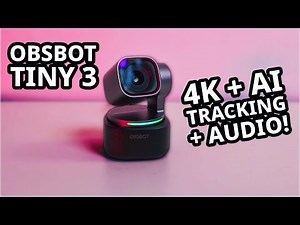 OBSBOT Tiny 3 | AI 4K Spatial Audio | Replaces Mic + Camera?
