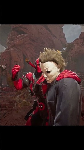 Deadpool Fatality On Michael Myers