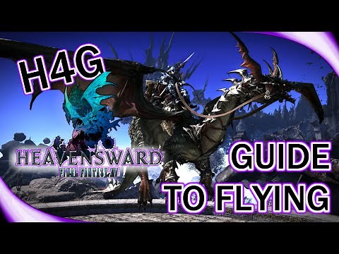 How To Guide - Flying in FFXIV Heavensward - Intro to Aetheryte Currents and The Black Chocobo