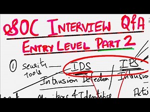 Entry level SOC Analyst Interview Questions and Answers for Freshers | Part 2| SOC Interview Q&A