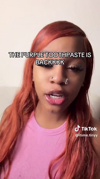 Purple Toothpaste for Effective Teeth Whitening