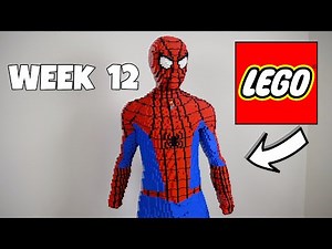 Building Life Sized Spider-Man Sculpture in LEGO - Week 12