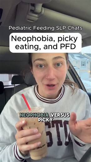 Brianna Miluk CCC-SLP, CLC | Pediatric Feeding & Swallowing | Neophobia means “fear of new foods” and is often associated with early childhood picky eating - a very normal part of feeding development.... | Instagram