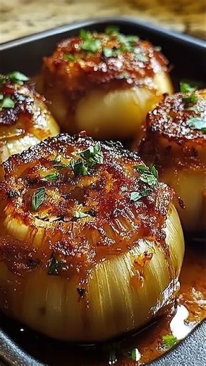 Italian Beef Stuffed Onions Recipe – Easy Baked Dinner
