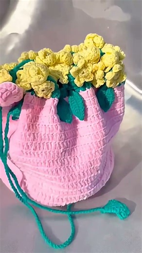 Cutest Crochet Flower Bag Ever! 🌸✨ | Easy DIY Tutorial
