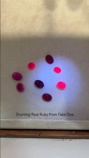 Jeweller Use This UV Trick to Check Rubies 💎, Real Vs Fake Ruby !