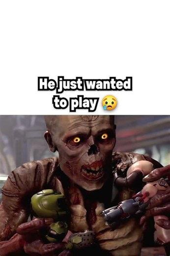 Why did this DOOM zombie make me sad 😔
