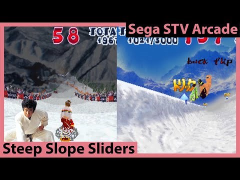 Steep Slope Sliders! That Time CAVE Made a Snowboard Video Game and NOT a Shmup! Sega STV and Saturn