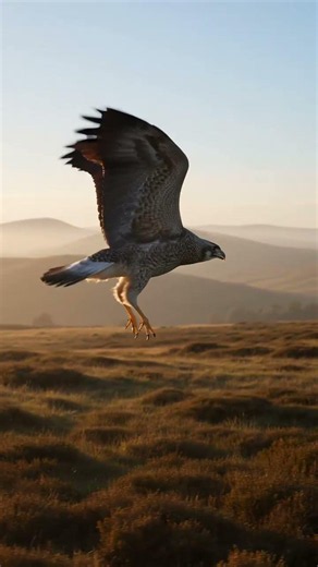 The Hen Harrier That Flies So Low You Can Almost Touch It 🪶 | Hen Harrier #henharrier #birds
