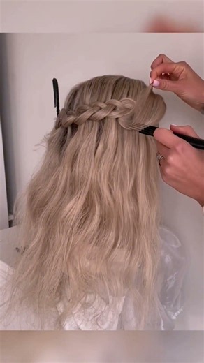 waterfall hairstyle