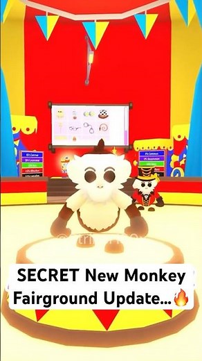 New SECRET Monkey Fairground Update in Adopt Me...🔥#roblox #adoptme