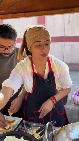 1.5M views · 30K reactions | India's Most Beautiful Women Selling Wada Pav In Delhi | Live Street Food | Facebook