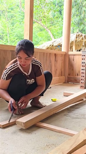 Building and Installing a Wooden Wall Step by Step #shorts #building