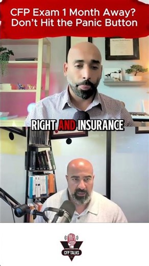 CFP Exam 1 Month Away? Don’t Hit the Panic Button