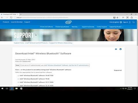 How To Download and Install Intel Bluetooth Driver Software On Windows 10/8/7