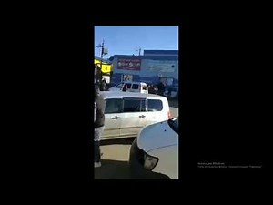 Погром на рынке в Чите