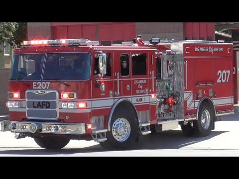LAFD *NEW* Engine 207 Responding 10/4/2025