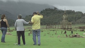 Venezuelan drought uncovers sunken village lost for decades
