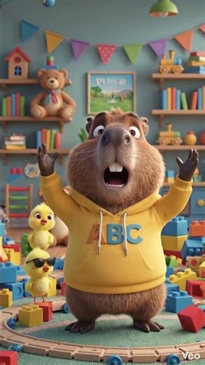 Capybara vs. The Smartest Chick 🐥🚫 (Babysitting Gone Wrong) #shorts