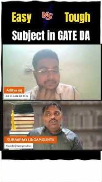 Which GATE DA Subject Should You Fear Most #GATEDA #examprep #studystrategy