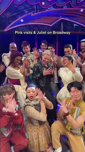 Pink Visits & Juliet on Broadway 🩷