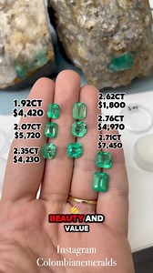 2.7K views · 50 reactions | Did you know what naturals emerald cost?...