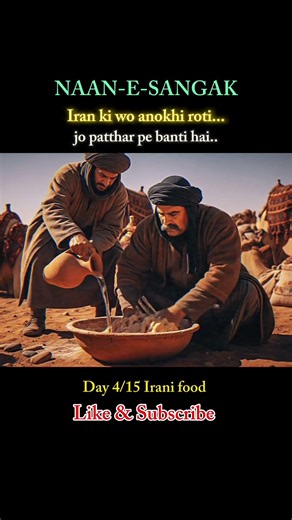 Nan-e Sangak: Iran ke Desert Travelers Ki Secret Roti! | The ancient files #shorts