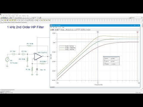 Op Amps: Sallen & Key Active Filters, Part 2