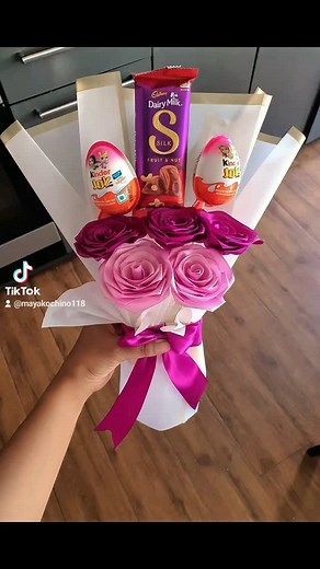 Chocolate bouquet. Lavender rose bouquet. Purple rose bouquet. Dm for your order.❤#flower #foryoupage #redroses #smallbusiness | Mandira Maharjan
