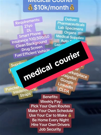 Are you looking for a rewarding and in-demand career in the medical courier industry?