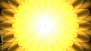 Colorful Bright Growing Shapes Animation - Loop Golden