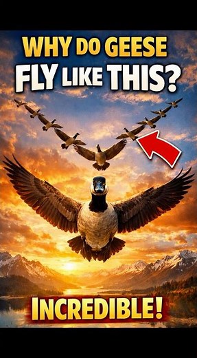 Why Do Canada Geese Fly in a V Shape?