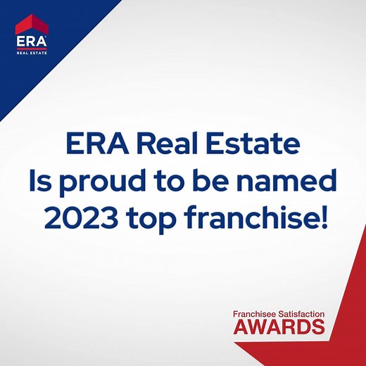 1K views · 39 reactions | We’re thrilled to announce that ERA Real Estate is recognized as a Top 200 Franchise in 2023 by Franchise Business Review! This annual recognition surveys franchise owners to gather the best franchise opportunities based on high satisfaction ratings. We are always here to support #TeamERA. | ERA Real Estate | Facebook