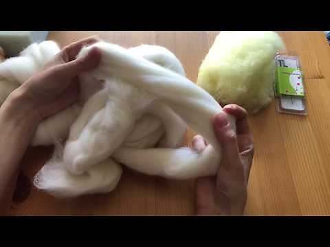 Filcowanie na sucho, lekcja 1 - MATERIAŁY