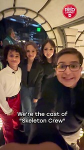 69K views · 2.2K reactions | #SkeletonCrew ep. 3 was wild! Ryan Kiera Armstrong, Ravi Cabot-Conyers, Kyriana Kratter and Robert Timothy Smith ride Millennium Falcon: Smuggler’s Run at @disneyland. Buckle up with the cast as they take the wheel of the fastest hunk of junk in the galaxy! Skeleton Crew is streaming now on @disneyplus. @starwars #SkeletonCrew @ryankarmstrong @ravicabotconyers @kyrianakratter @roberttimothysmithofficial | On The Red Carpet | Facebook