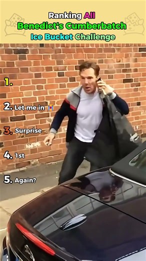 Ice Bucket Challenge de Benedict Cumberbatch #short