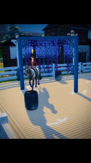 Functional Cowboy Curtain in The Sims 4! 🤠🐴 #shorts
