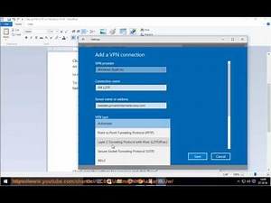 Set up Private Internet Access L2TP VPN on Windows 10