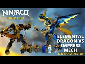 LEGO Elemental Dragon vs Empress Mech - EARLY Ninjago Dragons Rising Set Review!