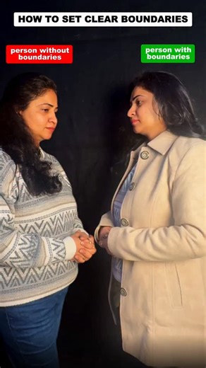 Shubhaa Aditya | Mindset & Life Coach | Energy Healing Expert on Instagram: "Person without boundaries Vs Person with boundaries... Har jagah adjust karna maturity nahi hota. Kabhi-kabhi NO kehna hi self-respect hota hai. Jab aap apni boundaries set karte ho, tab hi log aapki value samajhne lagte hain. ✨ Boundaries = inner peace ✨ Boundaries = emotional safety ✨ Boundaries = self-love Agar ye reel thodi si bhi relatable lagi ho, ❤️ save karo aur 👉 follow karo aise hi powerful mindset & healing 